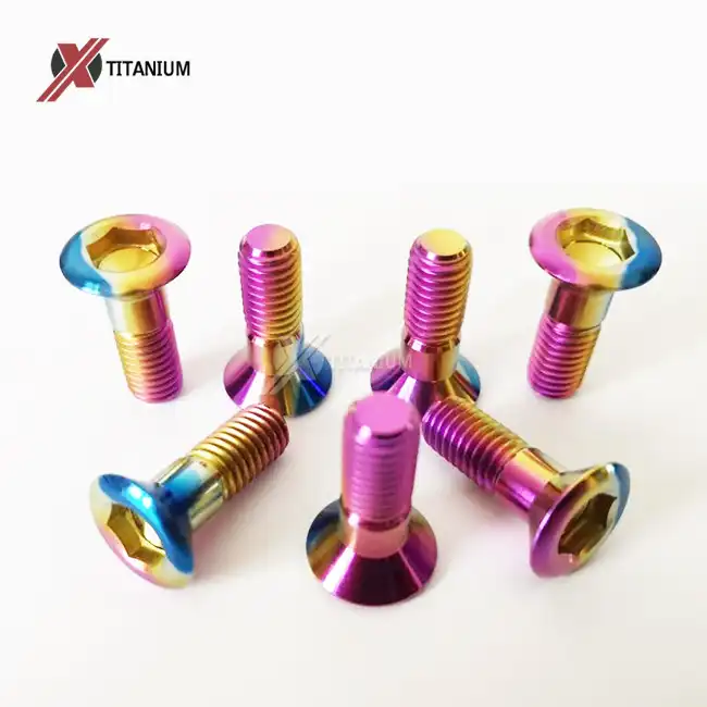 Rainbow Titanium Screw